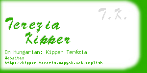 terezia kipper business card